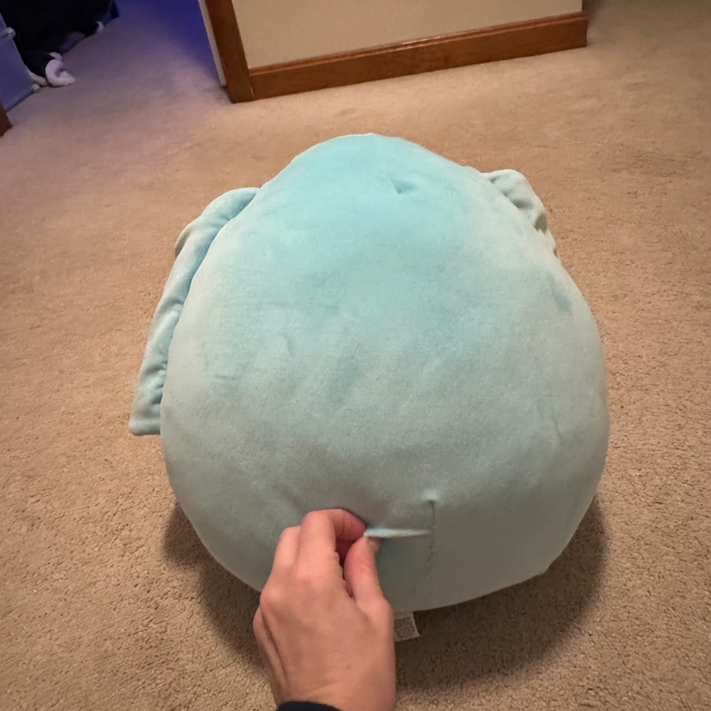 Cute Blue Elephant Plush Toy - Picture 3 of 4